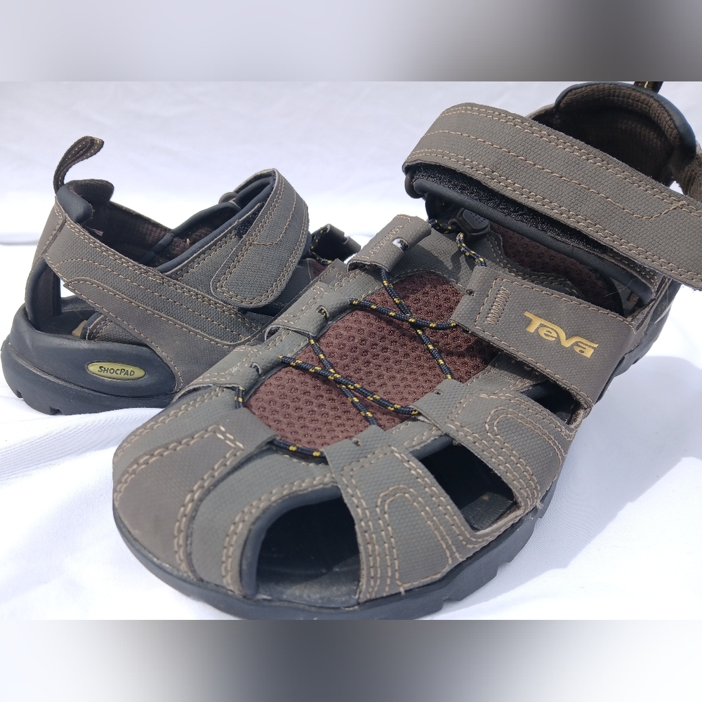 Teva Men’s Closed-Toe Sport Sandals | Size 9